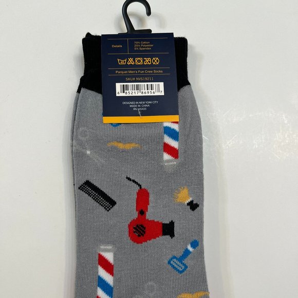 Men's Barbershop / Stylist / Hairdresser Crew Socks - NWT - Picture 8 of 8
